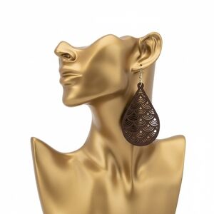 Balloon ▪︎ Wood Enriched Laser Cut Earringz